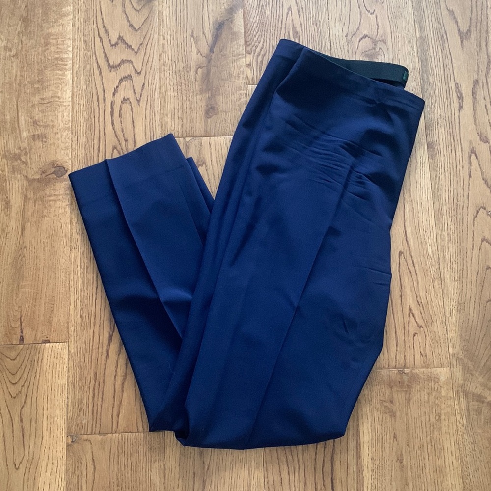 Ralph Lauren Navy Wool Pant
